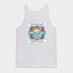 Christmas Cheer Holiday Cocoa Badge Tank Top